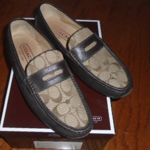Coach mens shoes slippers loafers